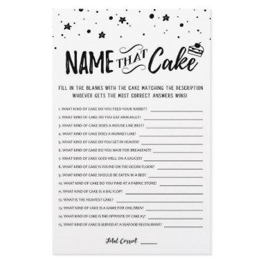 Name that cake Bridal game with Answers