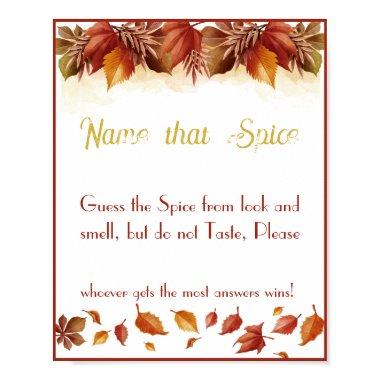 Name that Spice  Game Poster