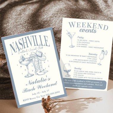 Nashville Bachelorette Rodeo Cocktail Itinerary