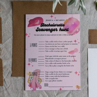 Nashville Bachelorette scavenger photo hunt game
