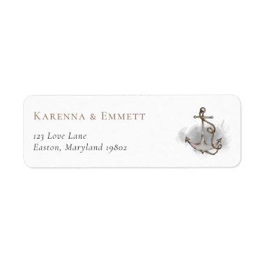 Nautical Adventure Baby Shower Return Address Label