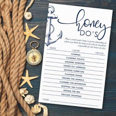 Nautical Anchor  Game Honey Do