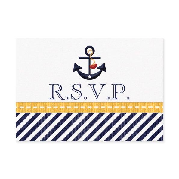 Nautical Anchor RSVP Response