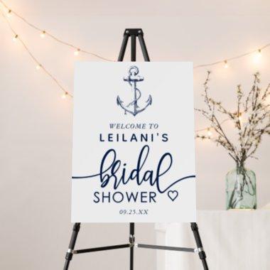 Nautical Anchor Welcome Bridal Shower Foam Board