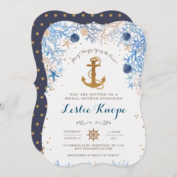 Nautical Bridal Shower Invitations