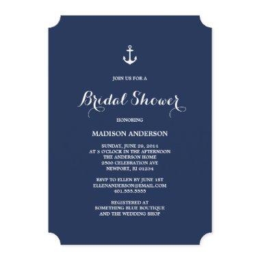 Nautical | Bridal Shower Invitations