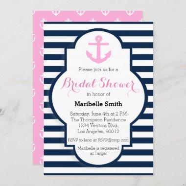 Nautical Bridal Shower Invitations
