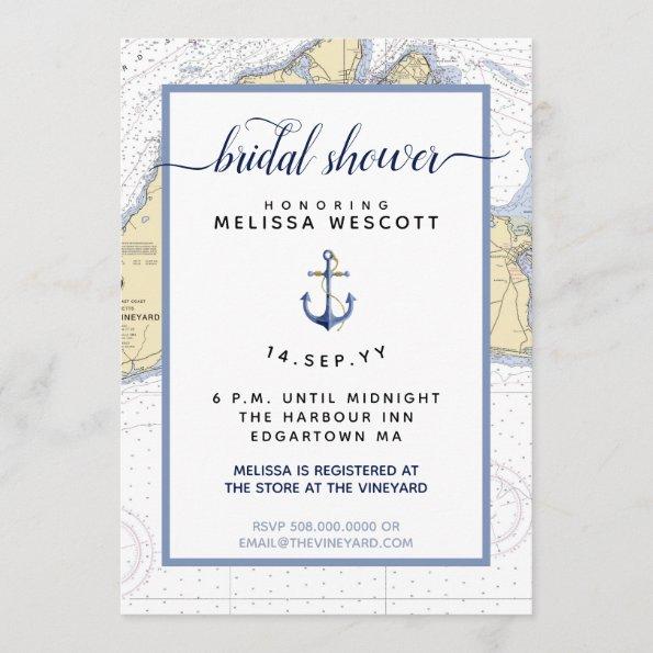 Nautical Bridal Shower | Martha's Vineyard Invitations