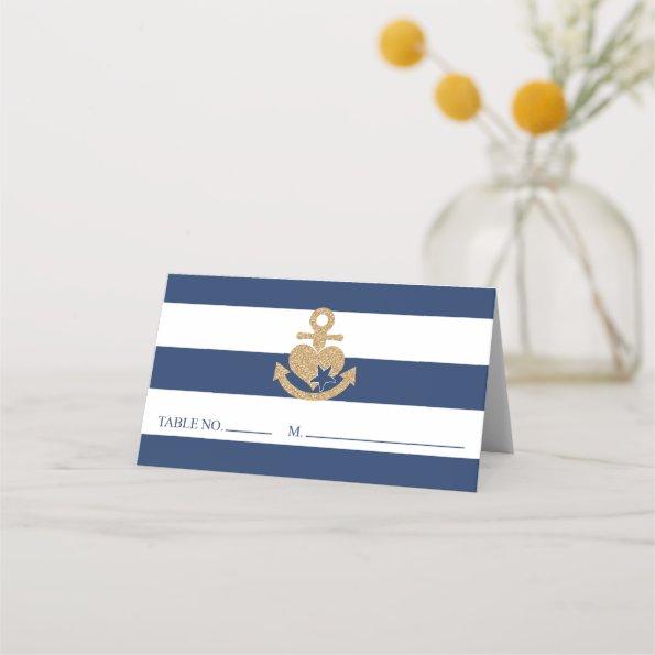 Nautical  Place  Navy & Gold