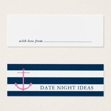 Nautical Date Night Idea Bridal Shower Game