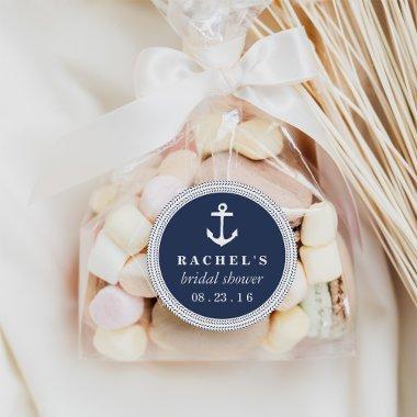 Nautical Rope Braid  Classic Round Sticker