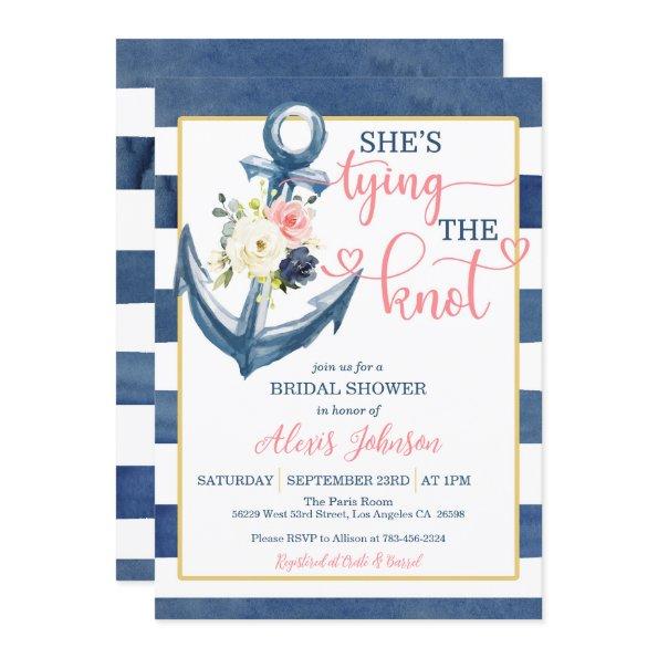 Nautical She's Tying the Knot  (P/S)