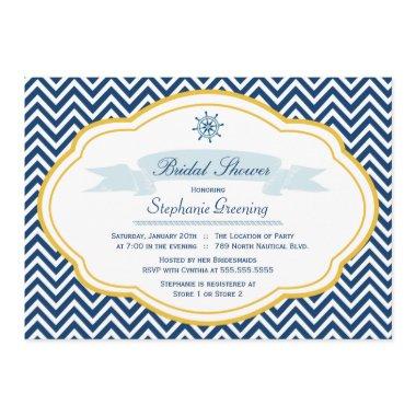 Nautical theme navy gold