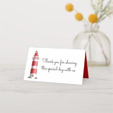 Nautical Wedding Lighthouse Beach Summer Red Place