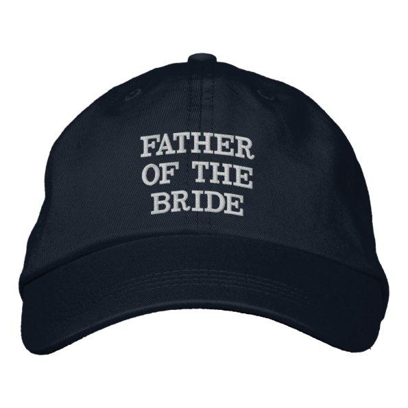 Navy Blue Father of the Bride Adjustable Hat
