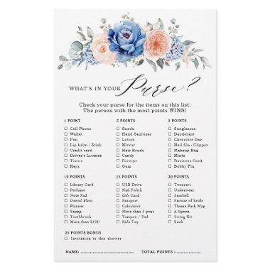 Navy Blue Slate Dusty Blush  Game