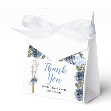 Navy Floral Soon to be Whisked Away Bridal Shower Favor Boxes