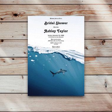 Navy Underwater Shark Nautical Beach