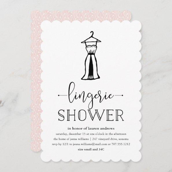 Negligée | Lingerie Shower Invitations