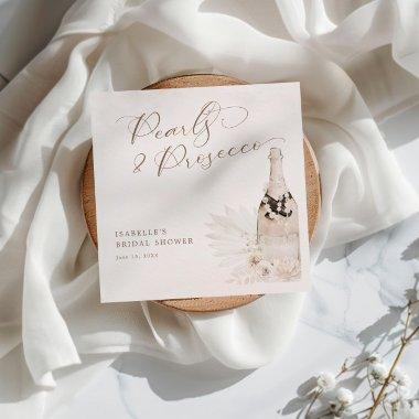Neutral Pearls and Prosecco  Napkins