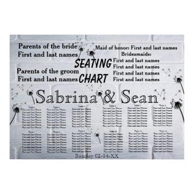 New Beginning Eight Dandelion Seating Chart