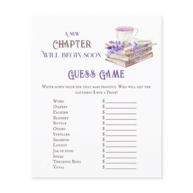 New Chapter Begin Lavender Brunch Baby Shower Game