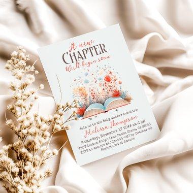 New Chapter Begin Soon Storybook Baby Shower