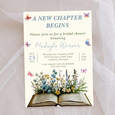 New Chapter Book Theme Floral Wild
