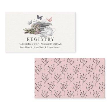 New Chapter Butterfly Pink Wedding Gift Registry Enclosure