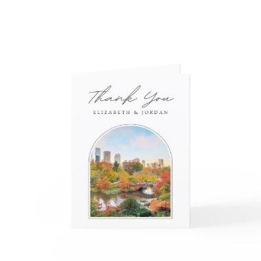 New York City Central Park Blank Thank You