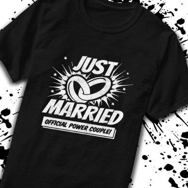 Newlywed - Wedding Honeymoon Couple - Just Married T-Shirt