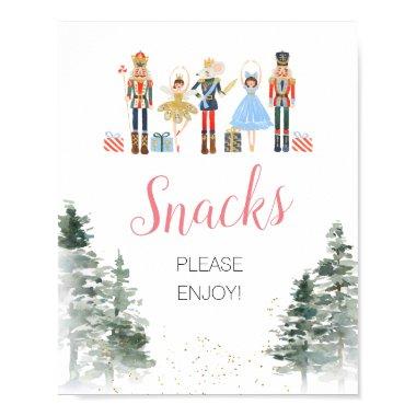 Nutcracker Christmas  Tea Snacks Poster
