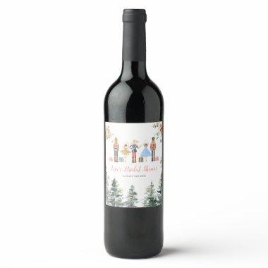 Nutcracker Christmas  Tea Wine Label