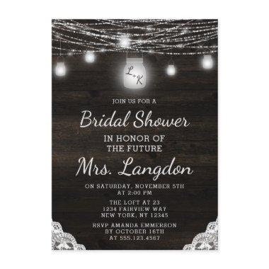 Oak Ridge Rustic Wood & Lace Wedding