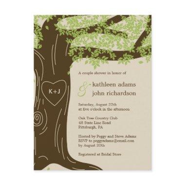 Oak Tree Couple Shower Invitation PostInvitations