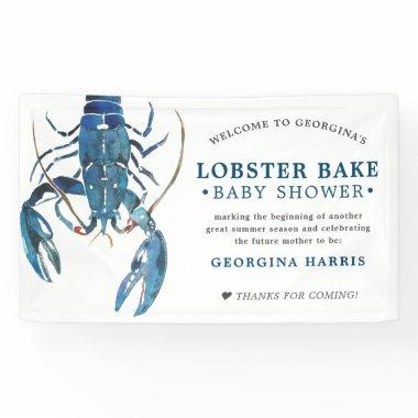 Ocean Blue Lobster Bake | Baby Shower Banner