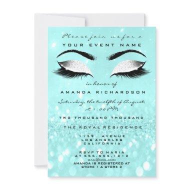 Ocean Makeup White Glitter 16th