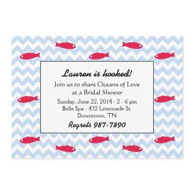 Oceans of Love Bridal Shower Invites