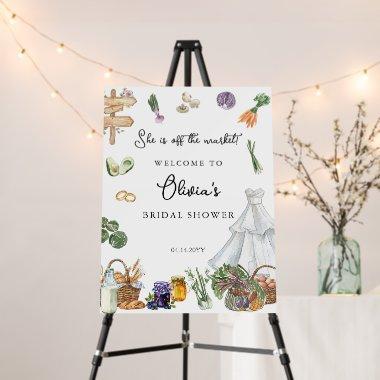 Off the market farmer's  welcome Foam Board
