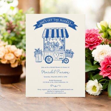 Off the market floral scribbles