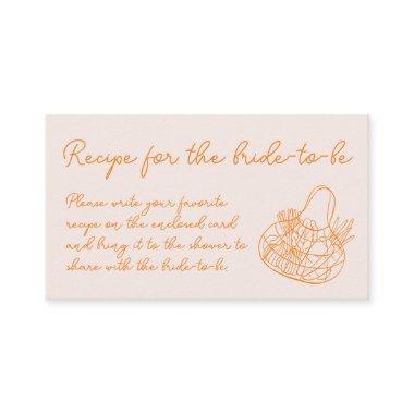 Off The Market Hand Drawn  Recipe Enclosure