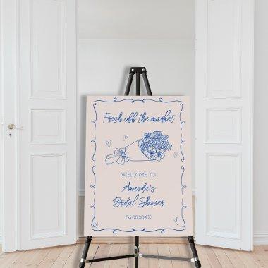 Off The Market Hand Drawn  Welcome Foam Board