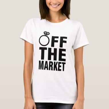 Off the market ring Personalized Bride T-Shirt