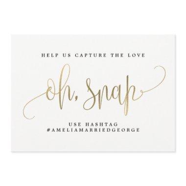 Oh Snap Instagram Sign - Lovely Calligraphy
