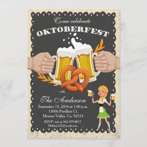 Oktoberfest/ Octoberfest Beer Party Invitations