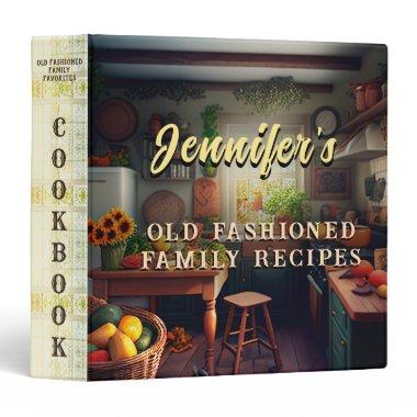 Old Fashioned Family Favorite Recipes Vintage 3 Ri 3 Ring Binder