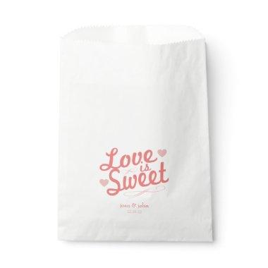 Old Fashioned Love Is Sweet (Terra Cotta / Blush) Favor Bag