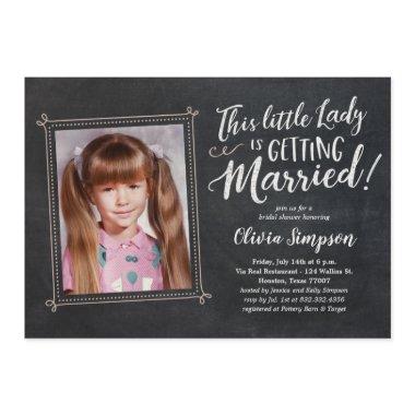 Old Photo Funny Bridal Shower Invitations