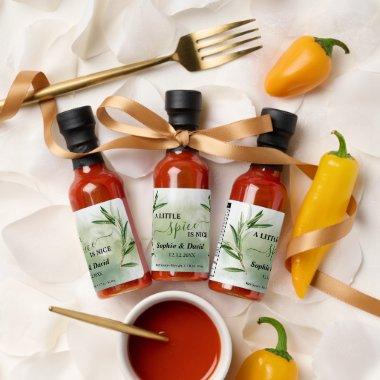 Olive Branches A Little Spice Is Nice Wedding  Hot Sauces