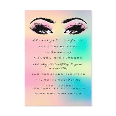 Ombre Holographic Pastel Bridal Sweet 16th Eyelash